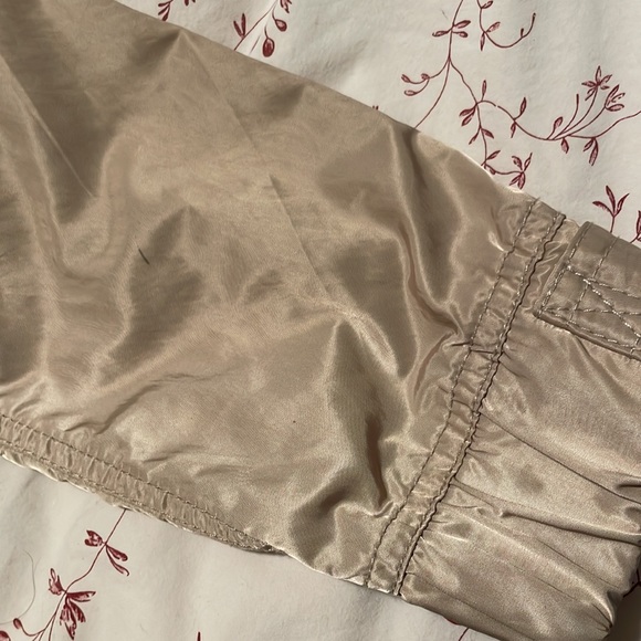 WHBM Zip + Button Jacket with Ruffled Collar - Picture 10 of 12